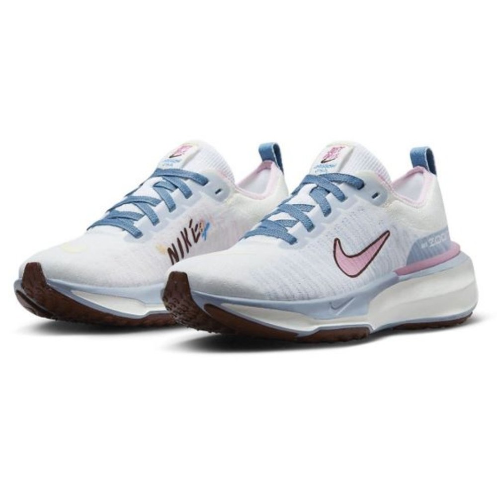 Nike Women's ZoomX invincible 3 'Blue Whisper Soft Pink' FJ7727-161 size 7.5 - Picture 1 of 10